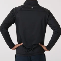 Cutter & Buck Tröjor Herr-Coos Bay Half-Zip Svart Black (099)