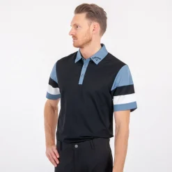 Callaway Pikétröjor Herr-Core Block Svart Caviar (2)