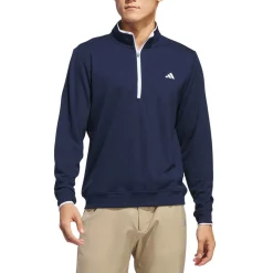 Adidas Tröjor Herr-Core Lightweight Half-Zip Blå CollegiateNavy