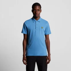 Lyle & Scott Pikétröjor Herr-Core Polo Shirt Parisian-Blue