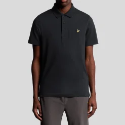 Lyle & Scott Pikétröjor Herr-Core Polo Shirt Jet-Black
