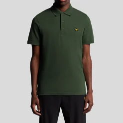 Lyle & Scott Pikétröjor Herr-Core Polo Shirt Cactus-Green
