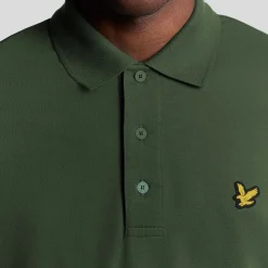 Lyle & Scott Pikétröjor Herr-Core Polo Shirt Cactus-Green