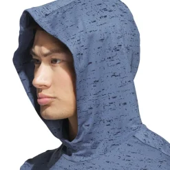 Adidas Tröjor Herr-Core Print Hoodie Blå Prloin-CollegiateNavy