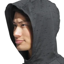 Adidas Tröjor Herr-Core Print Hoodie Svart Carbon-Black
