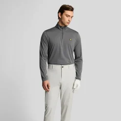 Lyle & Scott Tröjor Herr-Course Midlayer Granite (W950)