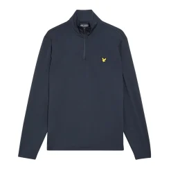 Lyle & Scott Tröjor Herr-Course Midlayer Blå Dark Navy (Z271)