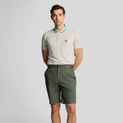 Lyle & Scott Shorts Herr-Course Stretch Chino Grön Grön (Cactus Gr X65)