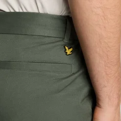 Lyle & Scott Shorts Herr-Course Stretch Chino Grön Grön (Cactus Gr X65)