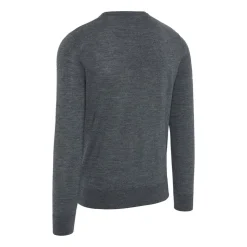 Callaway Tröjor Herr-Crew Neck Merino Mix Sweater Steel-Heather