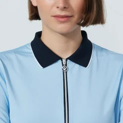 Daily Sports Pikétröjor Dam-Cropped Ss Breezy-Blue