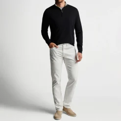 Peter Millar Tröjor Herr-Crown Comfort Pullover Svart Black