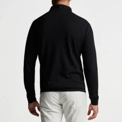 Peter Millar Tröjor Herr-Crown Comfort Pullover Svart Black