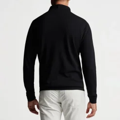 Peter Millar Tröjor Herr-Crown Comfort Pullover Svart Black