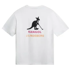 J.Lindeberg Pikétröjor Herr-Davie T-Shirt JL x Kangol Vit White