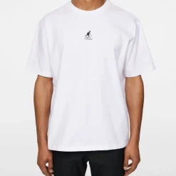 J.Lindeberg Pikétröjor Herr-Davie T-Shirt JL x Kangol Vit White
