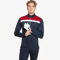 Galvin Green Tröjor Herr-Dean Röd Navy-Red