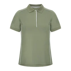 Röhnisch Pikétröjor Dam-Direction Short Sleeve Sage-Green