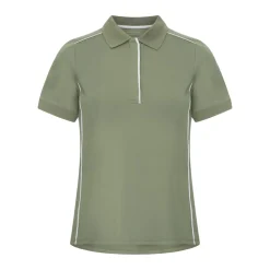Röhnisch Pikétröjor Dam-Direction Short Sleeve Sage-Green