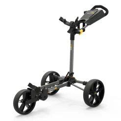 PowaKaddy Golfvagnar-DLX Lite Flatfold Push Trolley Gunmetal