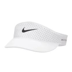 Nike Kepsar-Dri-Fit Adv Ace Tennis Visor White-Anthracite-Black