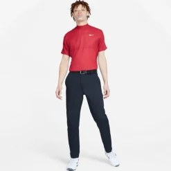 Nike Pikétröjor Herr-Dri-Fit Tiger Woods Shor Team Red-Gym Red-White