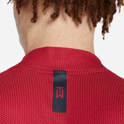 Nike Pikétröjor Herr-Dri-Fit Tiger Woods Shor Team Red-Gym Red-White