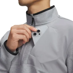 Under Armour Tröjor Herr-Drive Sweaterfleece HZ Grå Grå (Steel 035)