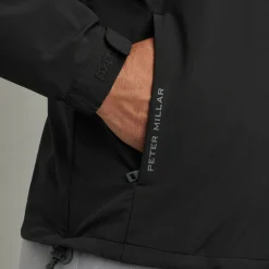 Peter Millar Jackor Herr-Dunes Half-Zip Svart Black