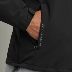 Peter Millar Jackor Herr-Dunes Half-Zip Svart Black