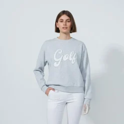 Daily Sports Tröjor Dam-Embroidery Sweatshirt Pebble