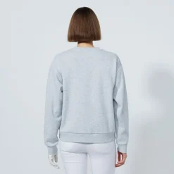 Daily Sports Tröjor Dam-Embroidery Sweatshirt Pebble