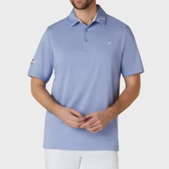 Callaway Pikétröjor Herr-Emea Ss Odyssey Polo Blå Chambray