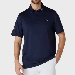 Callaway Pikétröjor Herr-Emea Ss Odyssey Polo Blå Peacoat