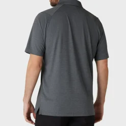 Callaway Pikétröjor Herr-Emea Ss Ventilated Jacquard Polo Svart Caviar