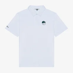Malbon Golf Pikétröjor Herr-Fairway Baldwin Polo Vit White
