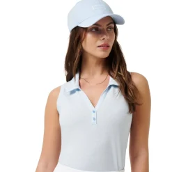 Travis Mathew Pikétröjor Dam-Featherweight Active Heather-Kentucky-Blu