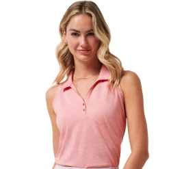 Travis Mathew Pikétröjor Dam-Featherweight Active Heather-Porcelain-Ro