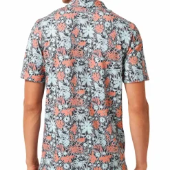 Travis Mathew Pikétröjor Herr-Featherweight Sands Heather-Medium-Grey