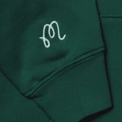 Malbon Golf Tröjor Herr-Fesque Hoodie Grön Forest