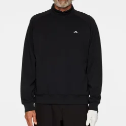 J.Lindeberg Tröjor Herr-Finn Crew Neck Svart Black