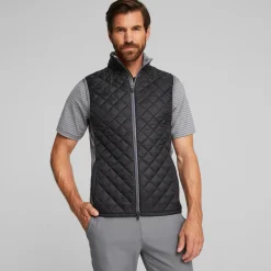 Puma Västar Herr-Frost Quilted Vest Black-Slate Sky
