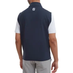 FootJoy Västar Herr-Full-Zip Knit Vest Blå Navy