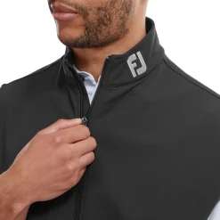 FootJoy Västar Herr-Full-Zip Knit Vest Svart