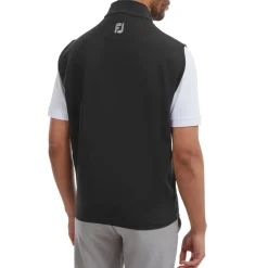 FootJoy Västar Herr-Full-Zip Knit Vest Svart