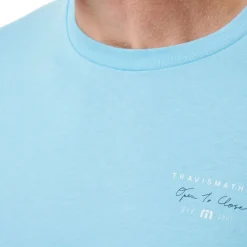 Travis Mathew Pikétröjor Herr-Gelato Tasting Air-Blue