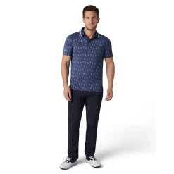 Callaway Pikétröjor Herr-Geo Cocktail Print Polo Blå Peacoat