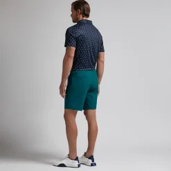 G/Fore Pikétröjor Herr-Geometric Floral Tech Jersey Polo Blå Navy (Twilight)