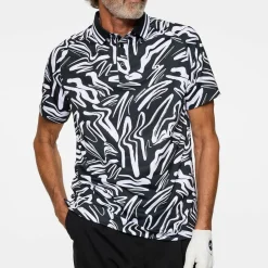 J.Lindeberg Pikétröjor Herr-George Polo Scribble JL White