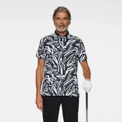 J.Lindeberg Pikétröjor Herr-George Polo Scribble JL White